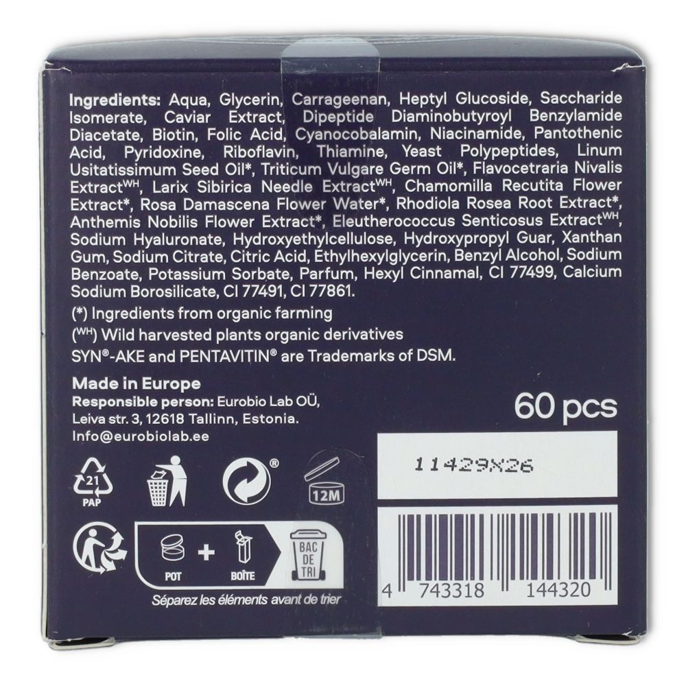 Natura Siberica Caviar Parches Ojos 60 uni