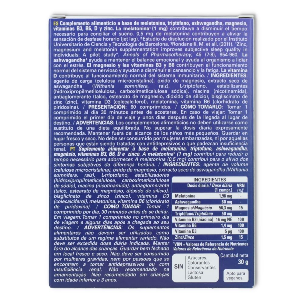 Epaplus Melatonina Retard Balance 60 cap