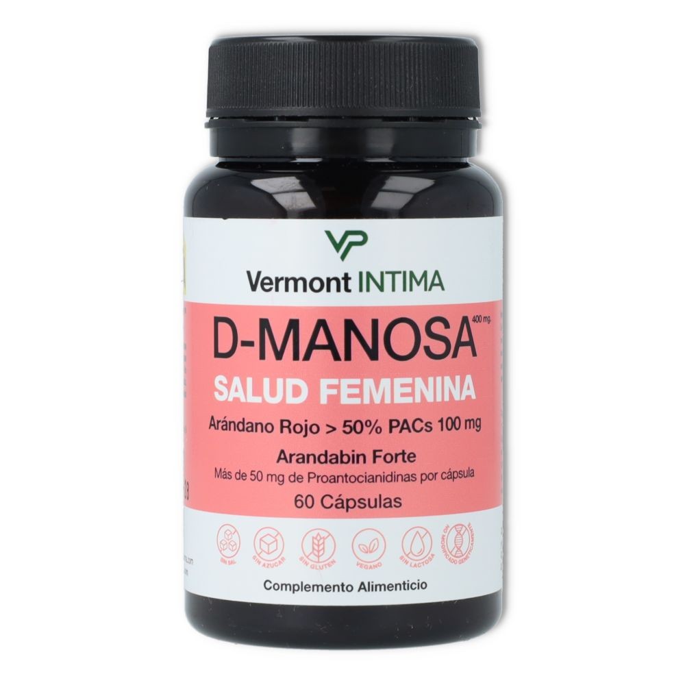 Vermont Intima D-Manosa + Arandano 60 cap