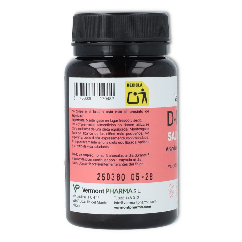 Vermont Intima D-Manosa + Arandano 60 cap