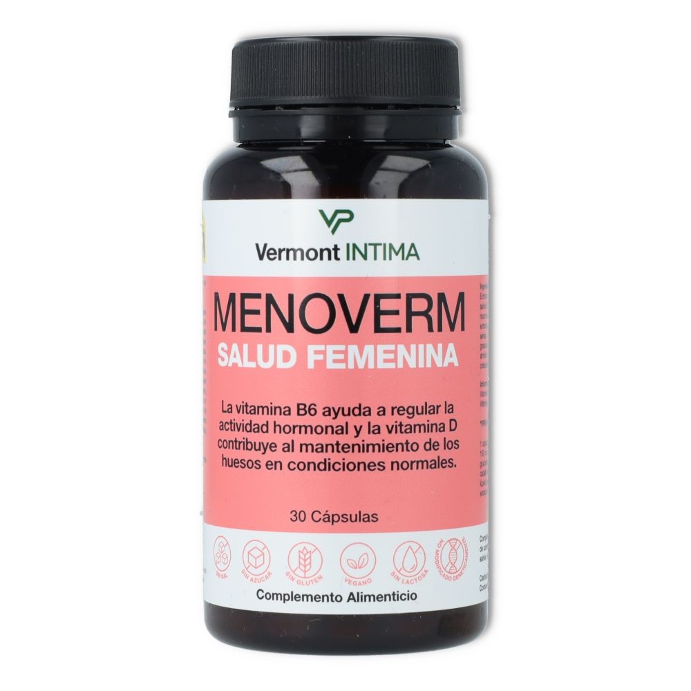 Vermont Intima Menoverm Salud Femenina 30 cap
