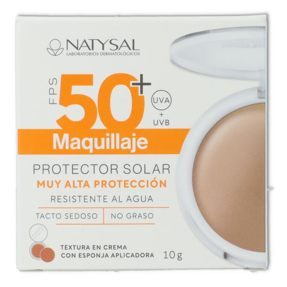 Natysal Maquillaje SPF 50 Tacto Seco 10 gramos