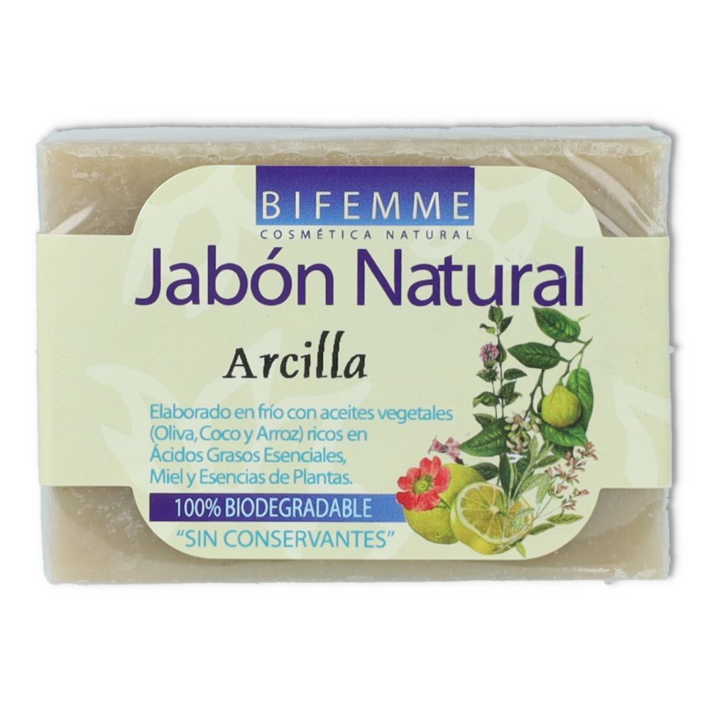 Jabon Arcilla 100 gr Bifemme