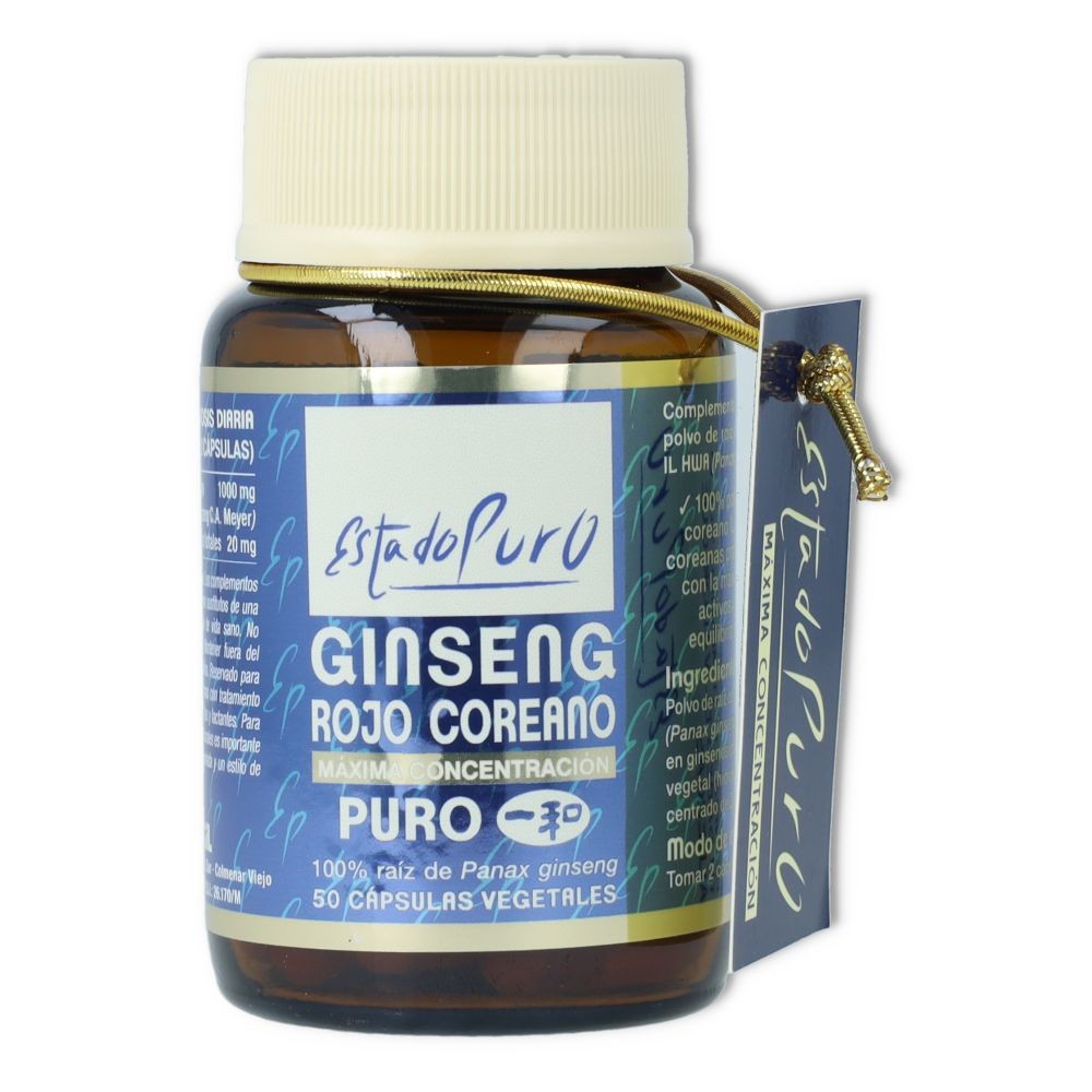 Tongil Estado Puro Ginseng Rojo Coreano 50 cap