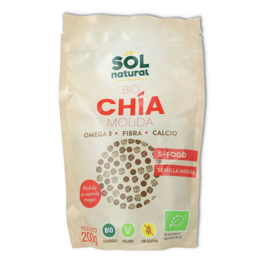 Sol Natural Chia Molida Bio 200 gr