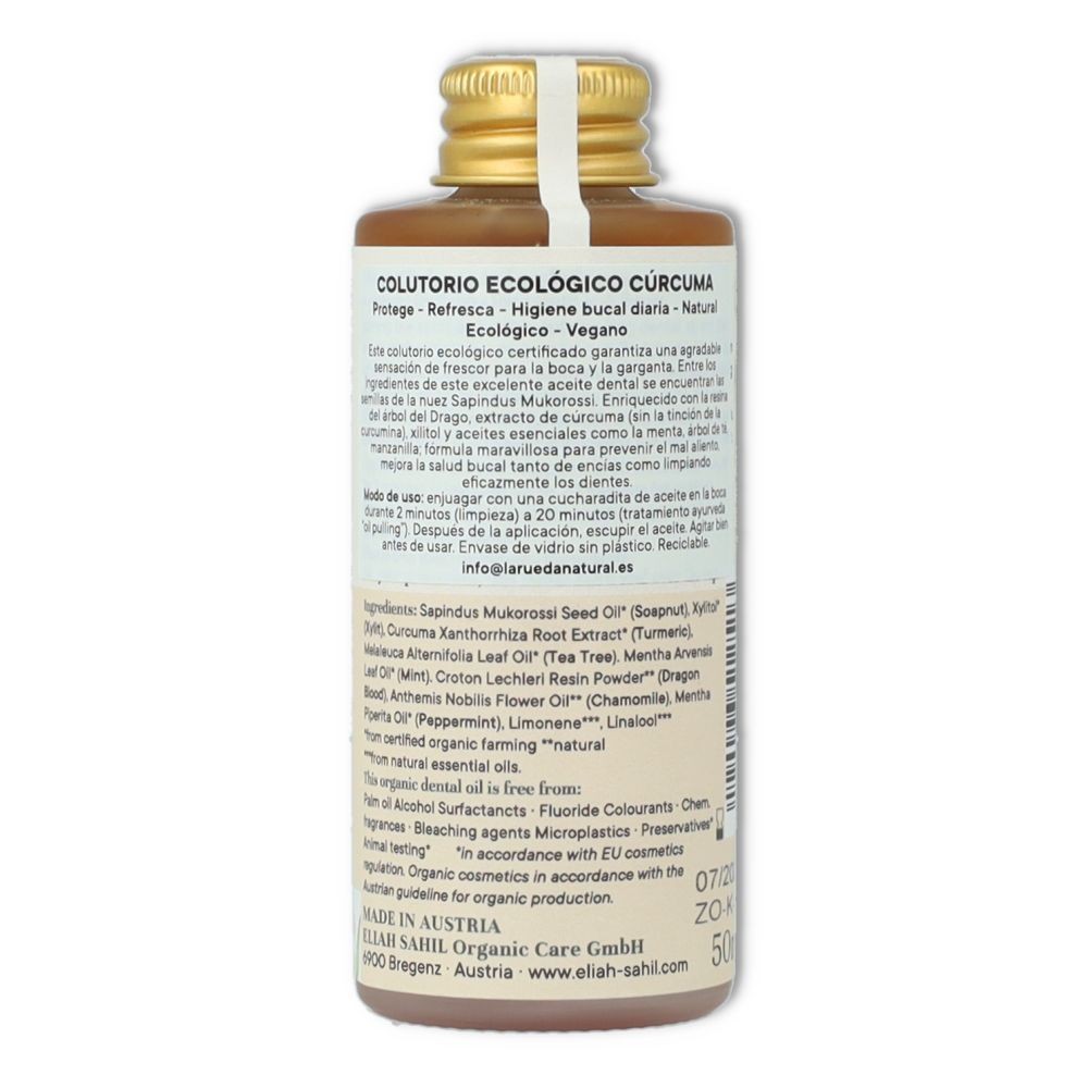 Eliah Sahil Aceite Colutorio de Curcuma Eco 50  ml