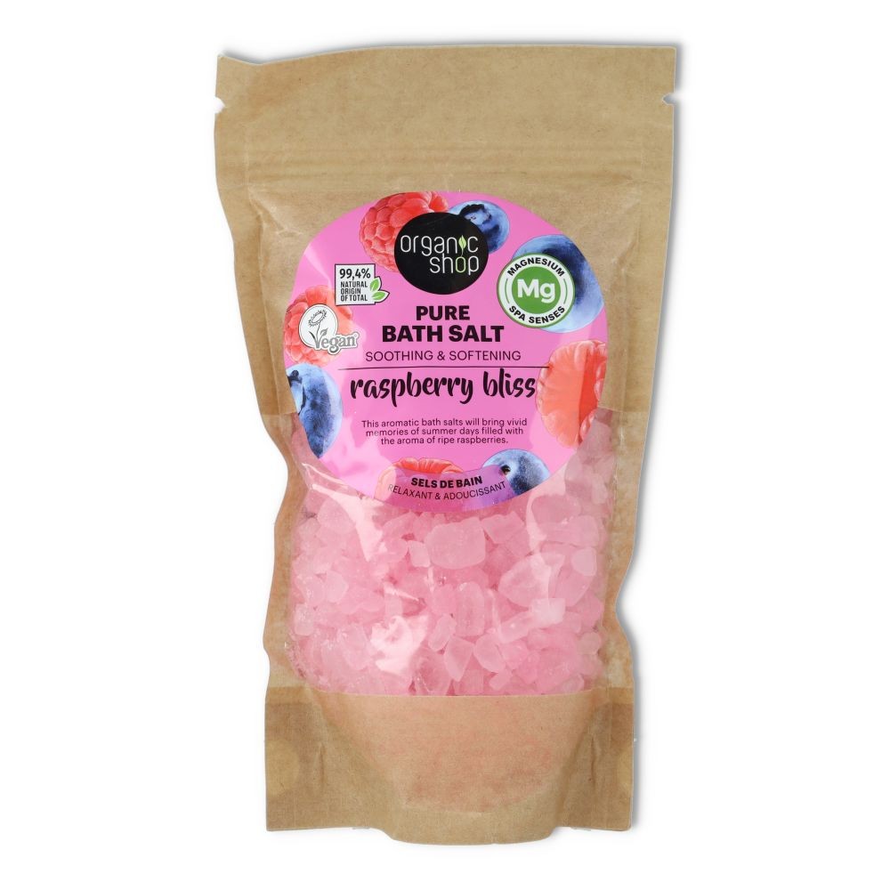 Organic Shop Sales de Baño Raspberry 500 gramos