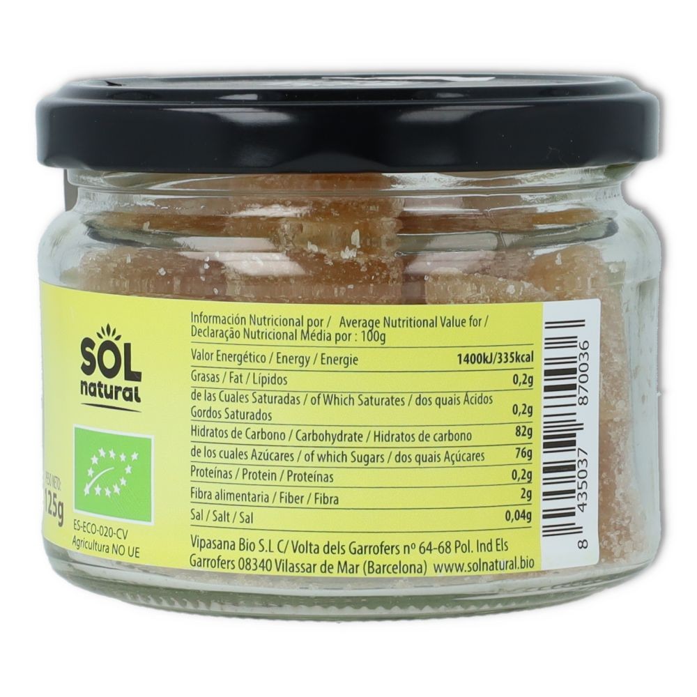 Sol Natural Dados Jengibre Bio 125 gr