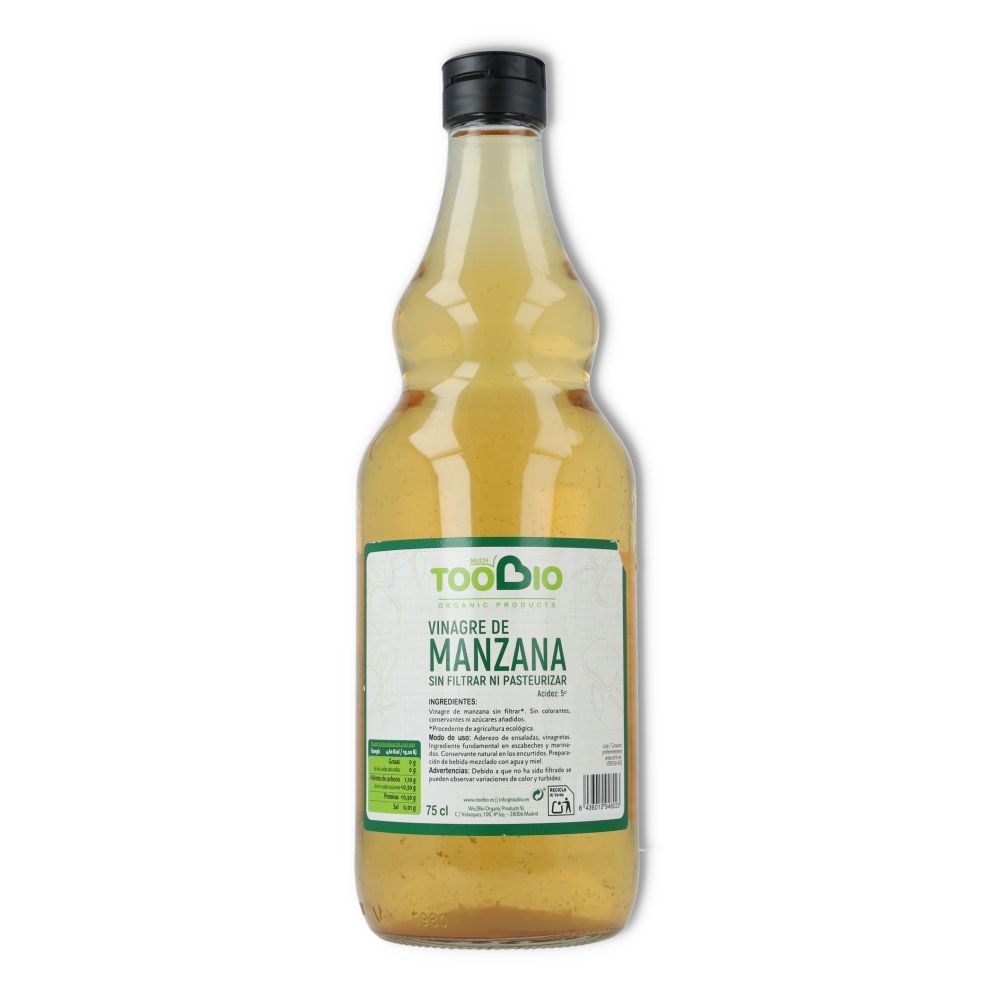 Toobio Vinagre de Manzana sin Filtrar 750 ml