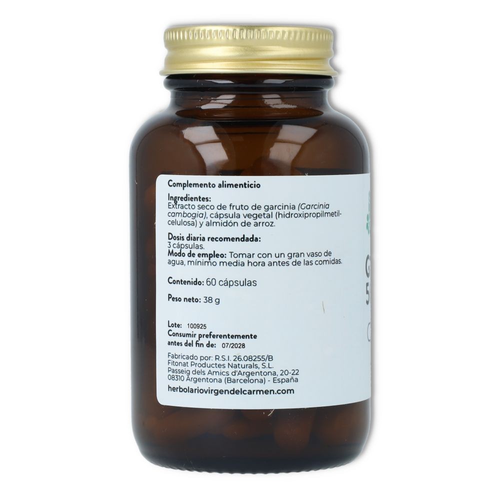 Herbolario Virgen del Carmen Garcinia 500 mg 60 cap