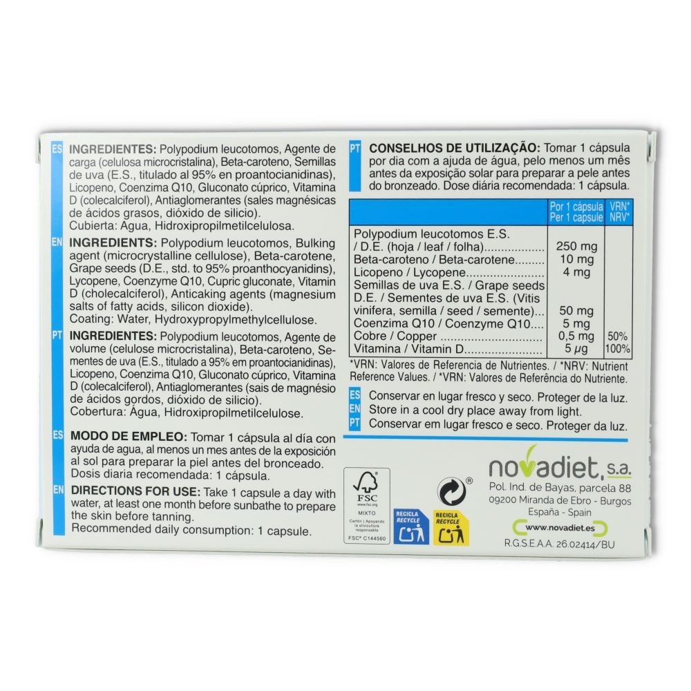 Novadiet Soleal 30 cap