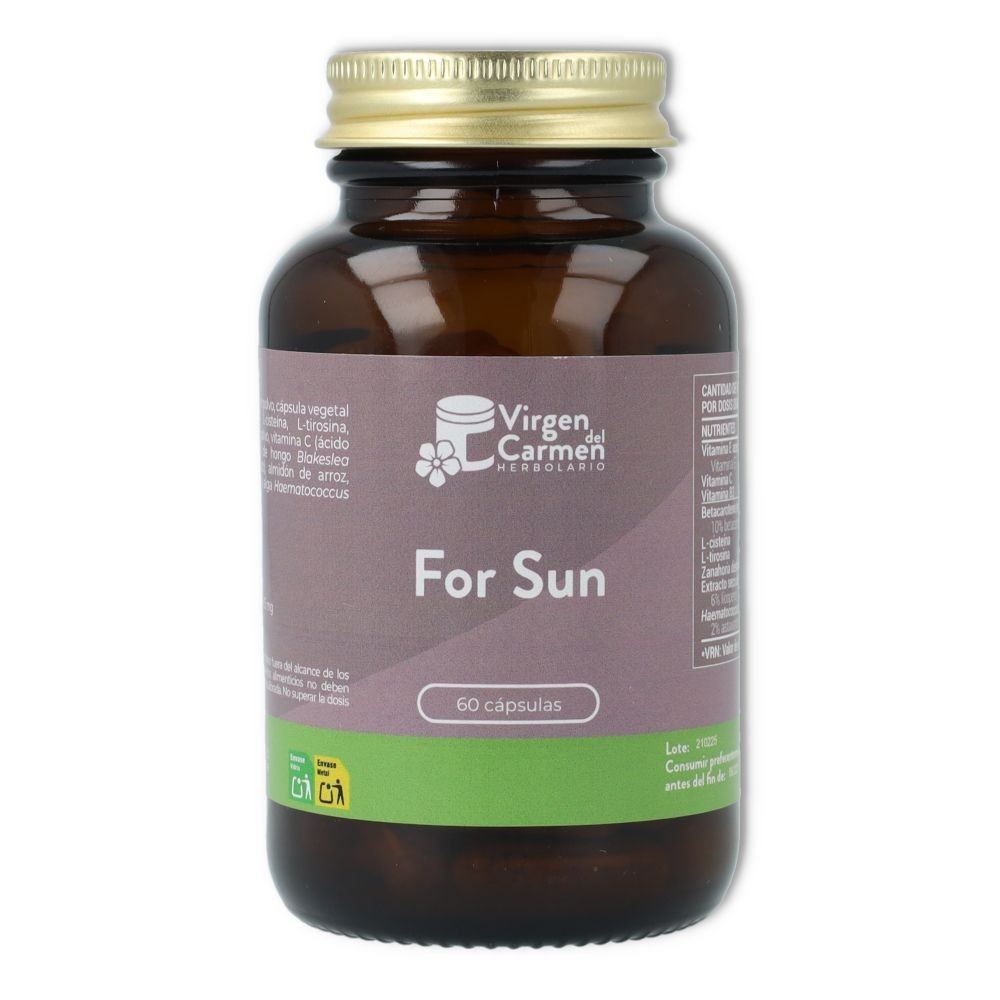 Hebolario Virgen del Carmen For Sun 60 cápsulas
