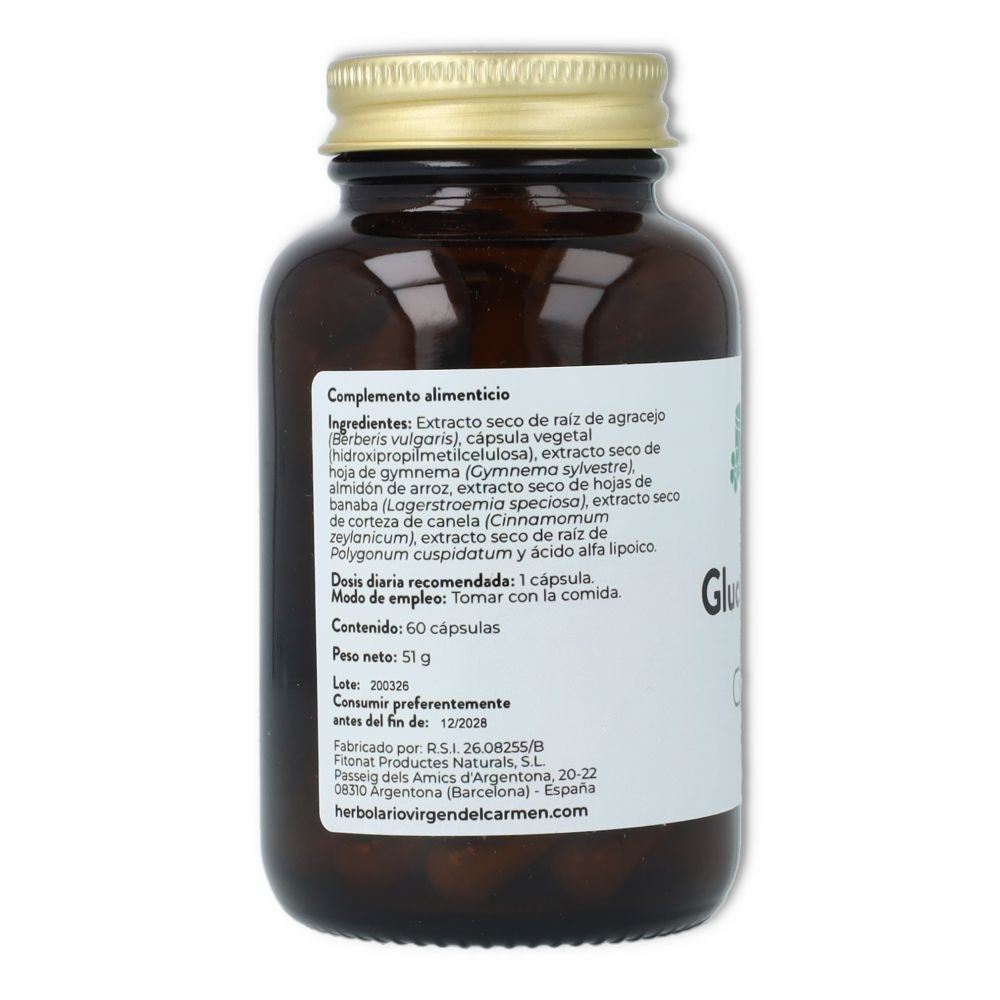 Herbolario Virgen del Carmen Glucobalance 60 cap