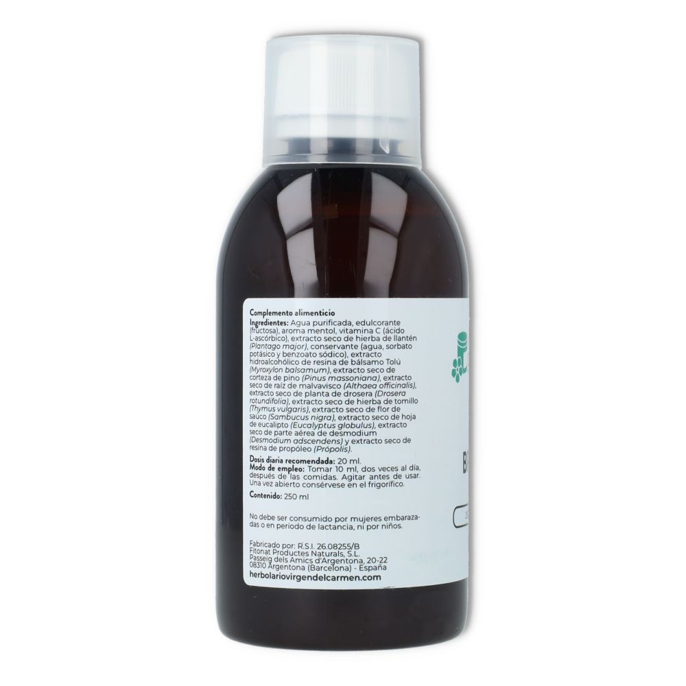 Herbolario Virgen del Carmen Jarabe BR+ 250 ml