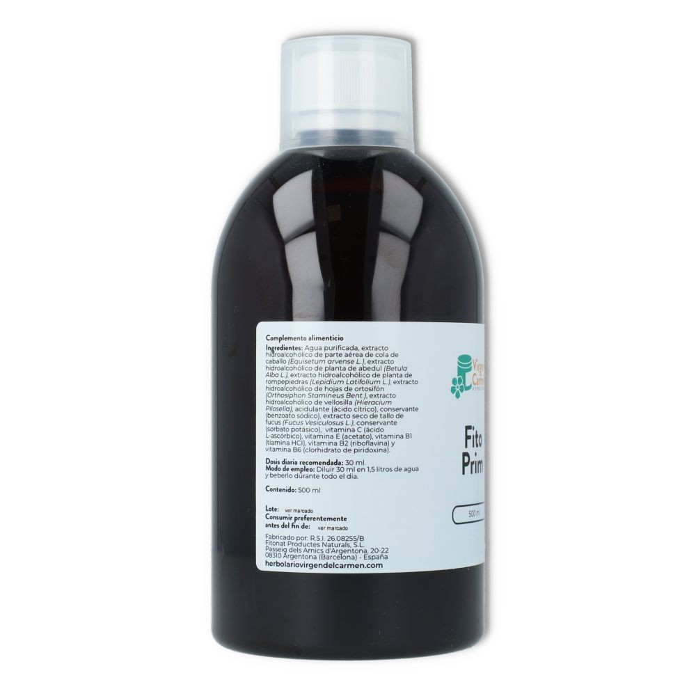 Herbolario Virgen del Carmen Diuretico Fito Prim 500 ml