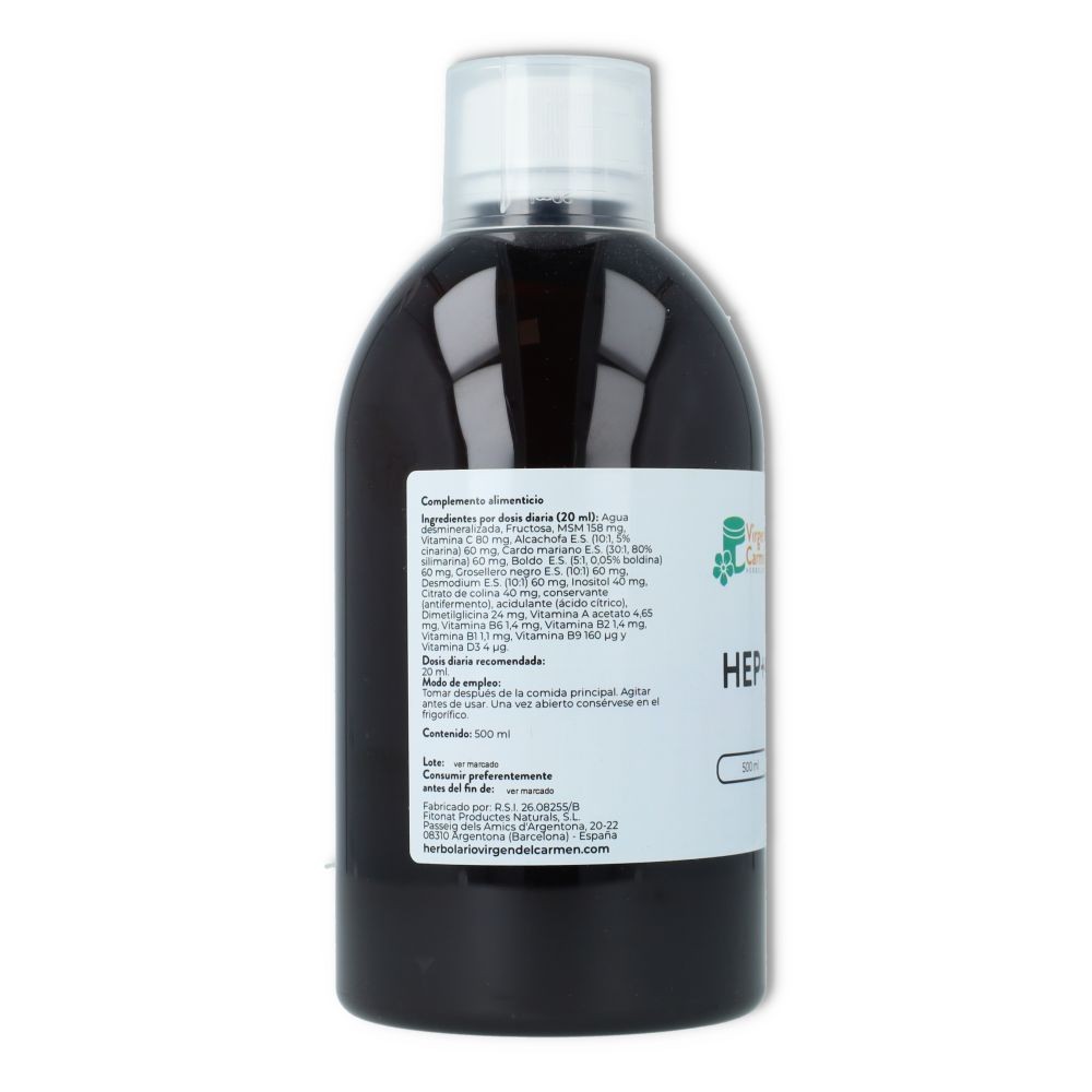 Herbolario Virgen del Carmen  Hep+ 500 ml