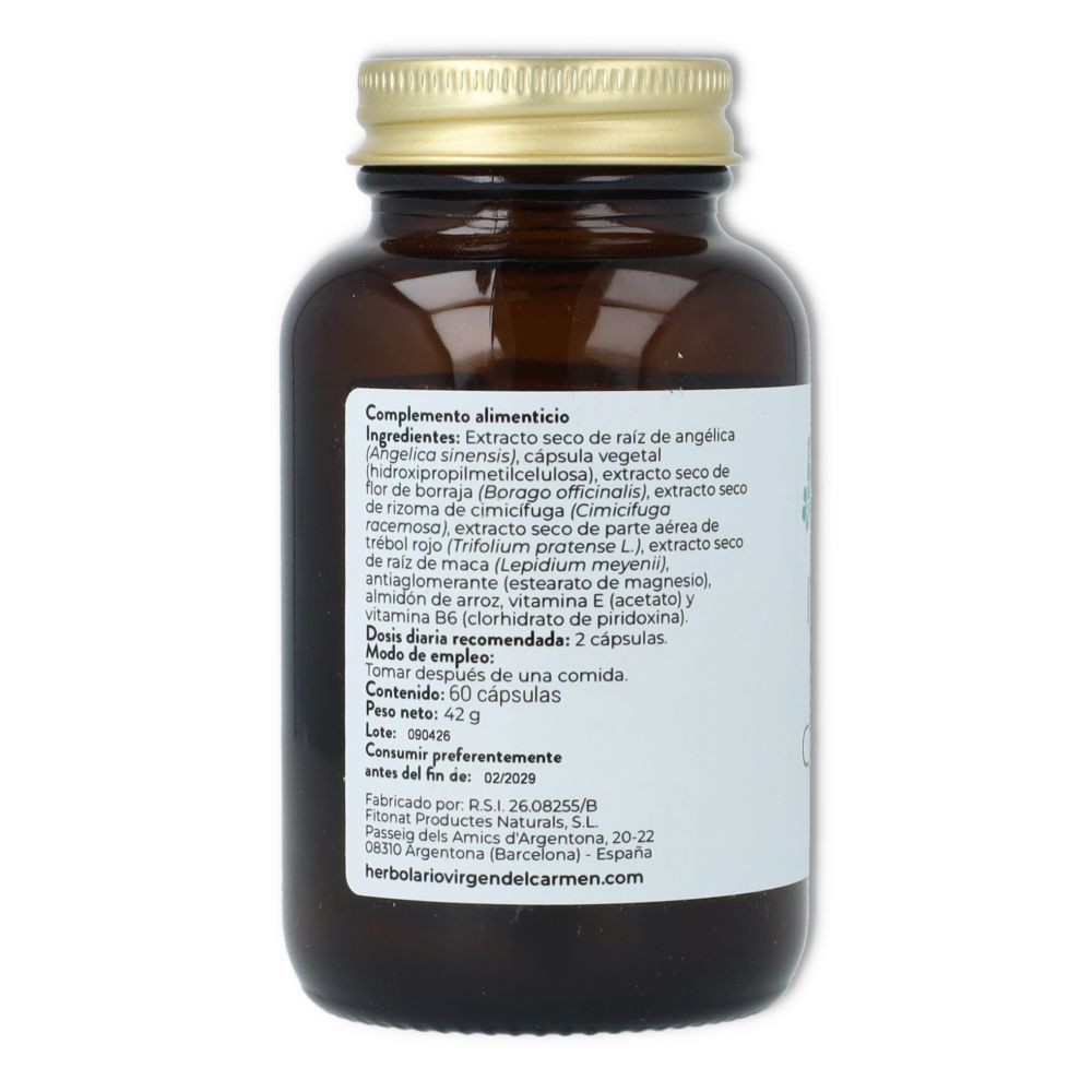 Herbolario Virgen del Carmen Isofos 60 cápsulas