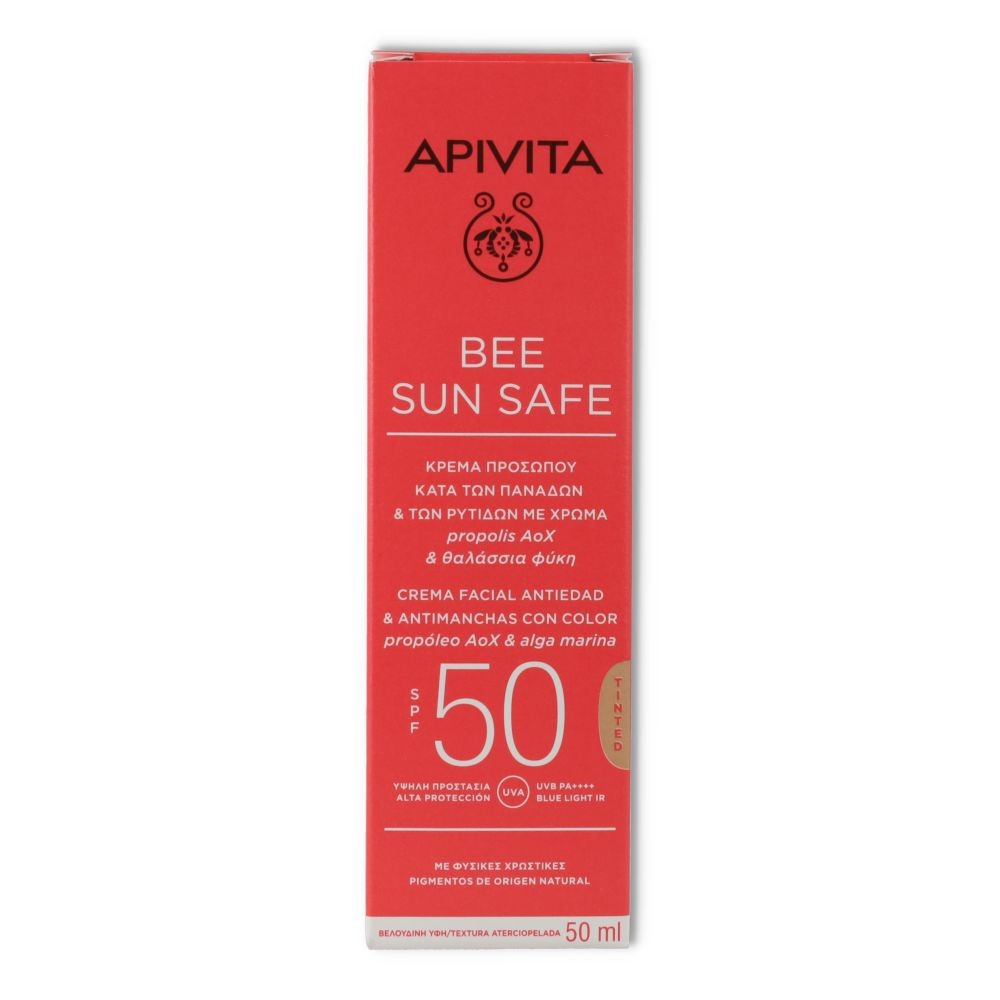 Apivita Antiarrugas SPF 50 con Color 50 ml