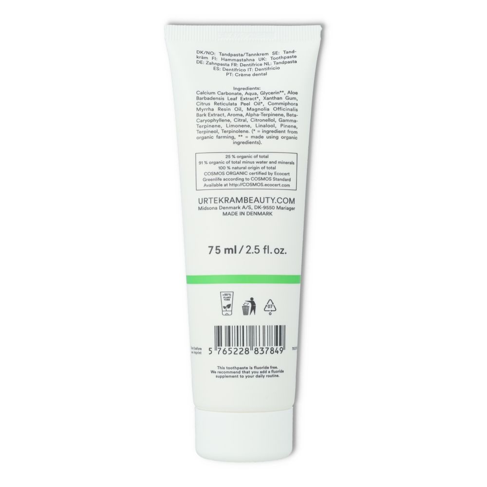 Urtekram Dentífrico Aloe Vera 75 ml