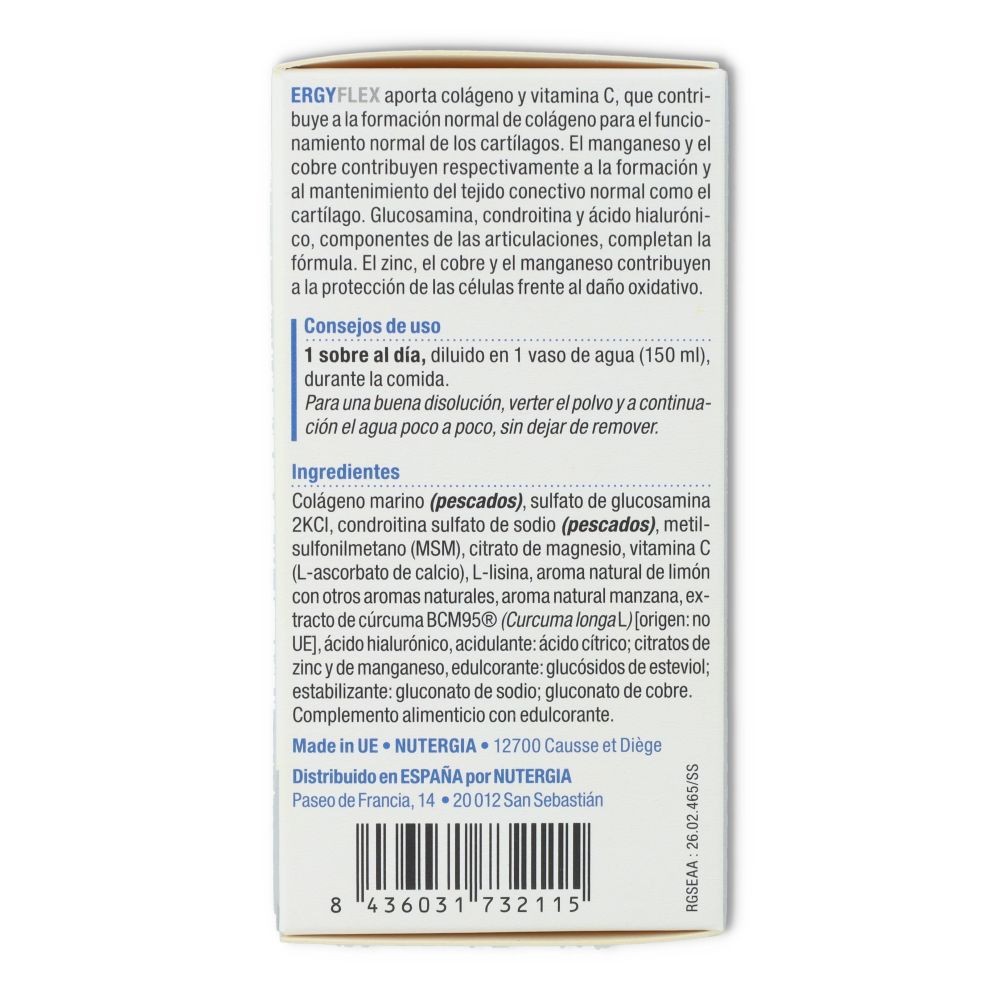 Ergy flex 30 sobres Nutergia