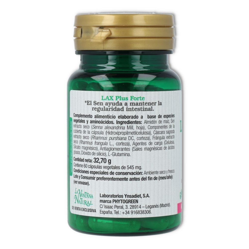 Phytogreen Lax Plus Forte 60 cápsulas
