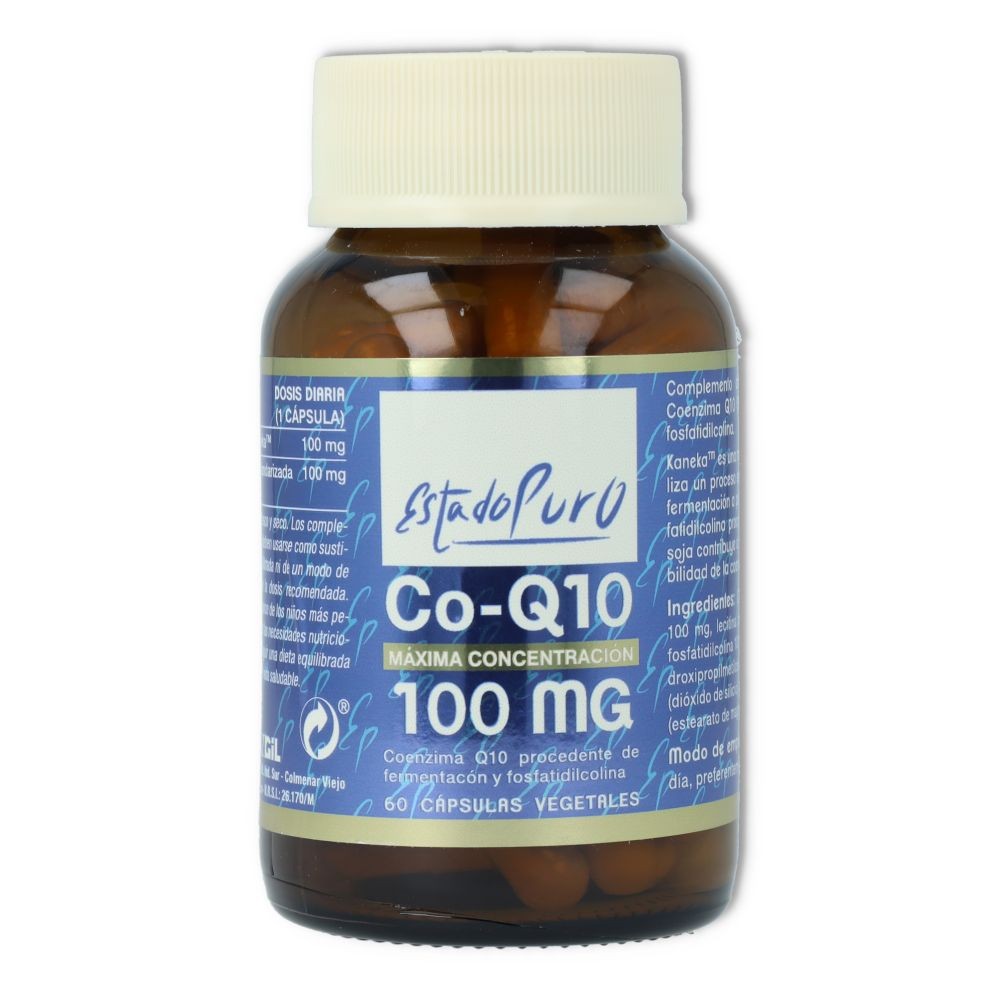 Coenzima Q10 100mg 60 cápsulas Estado Puro Tongil