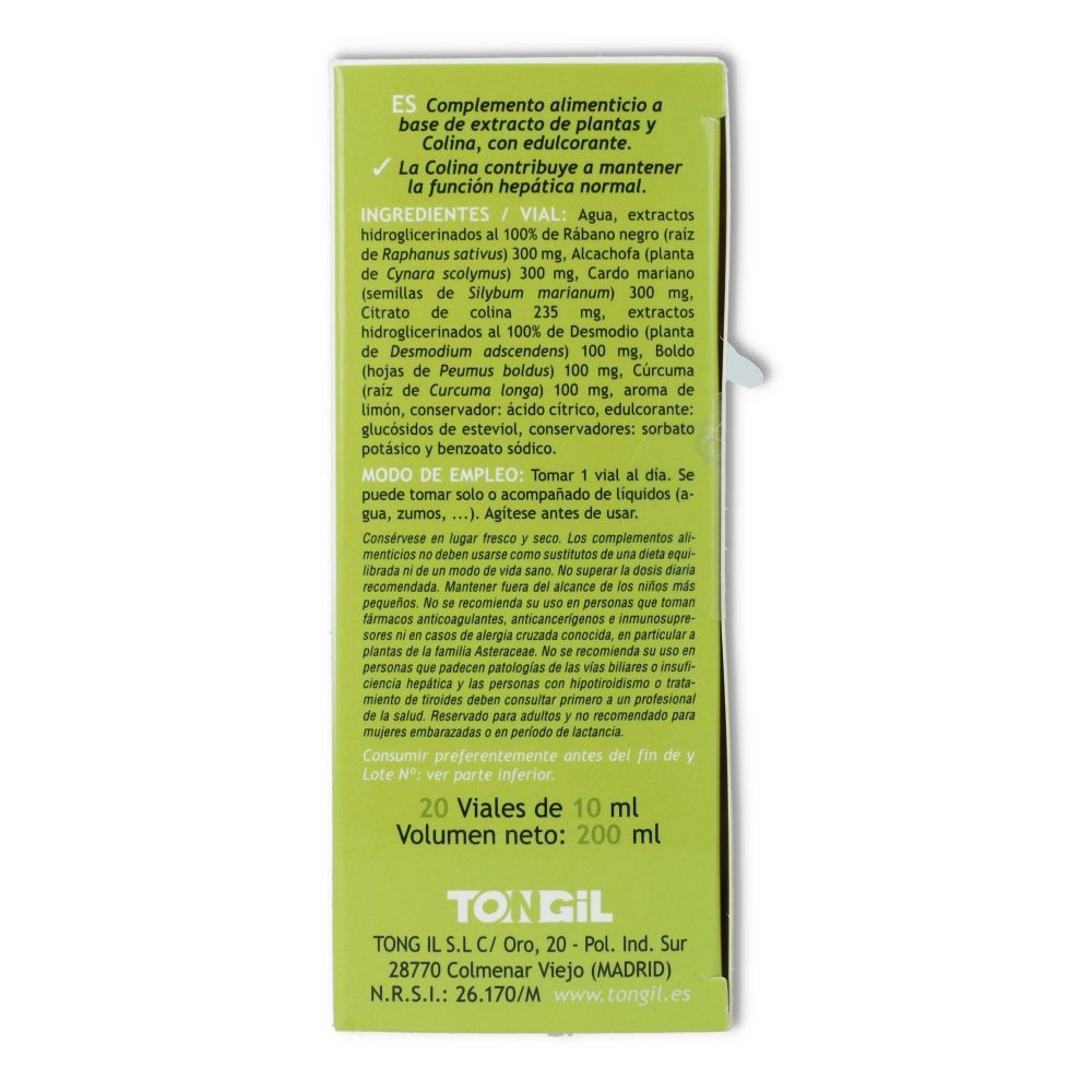 Nutriorgans Hepatimax 20 Viales Tongil