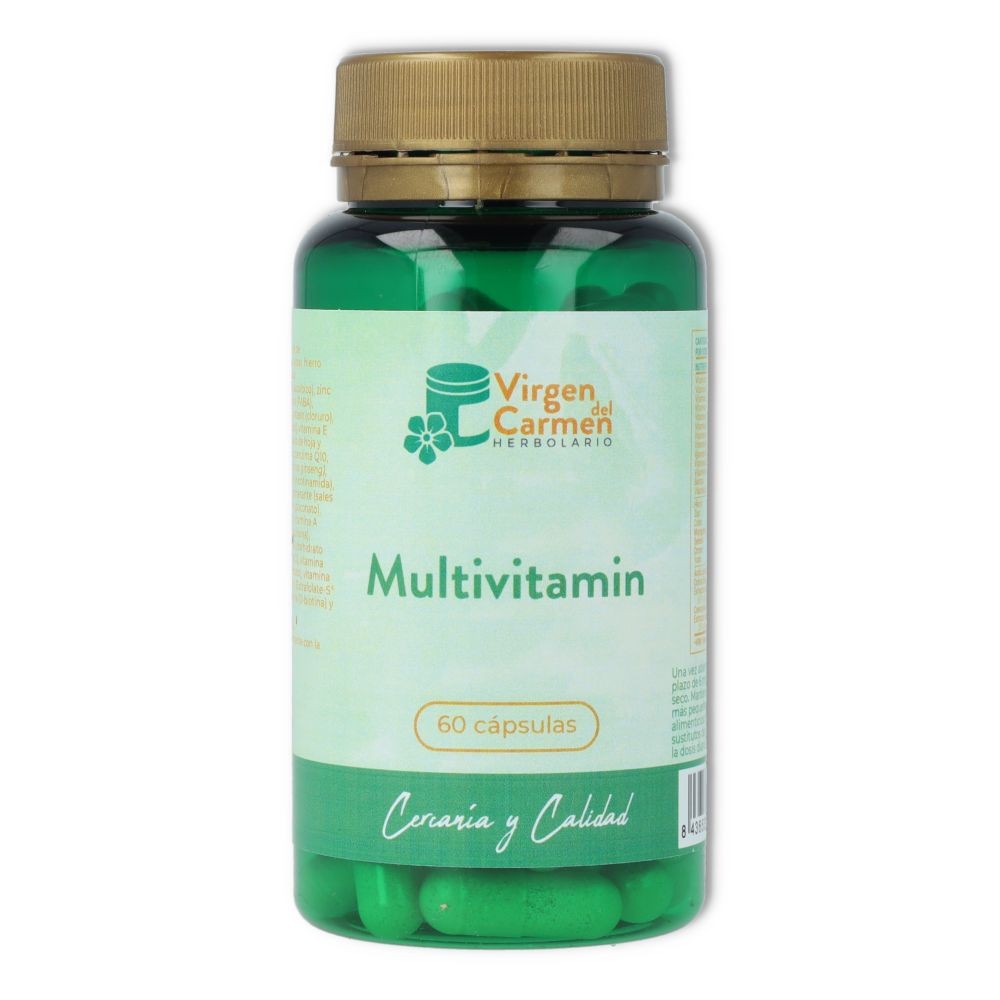 Multivitamínico Virgen del Carmen Plus: 60 cápsulas con vitaminas y minerales