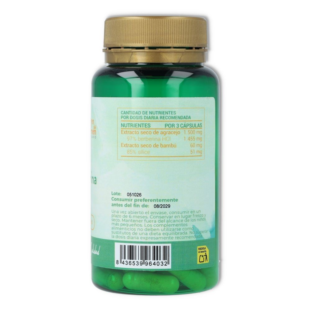 Herbolario Virgen del Carmen Berberina 60 cápsulas