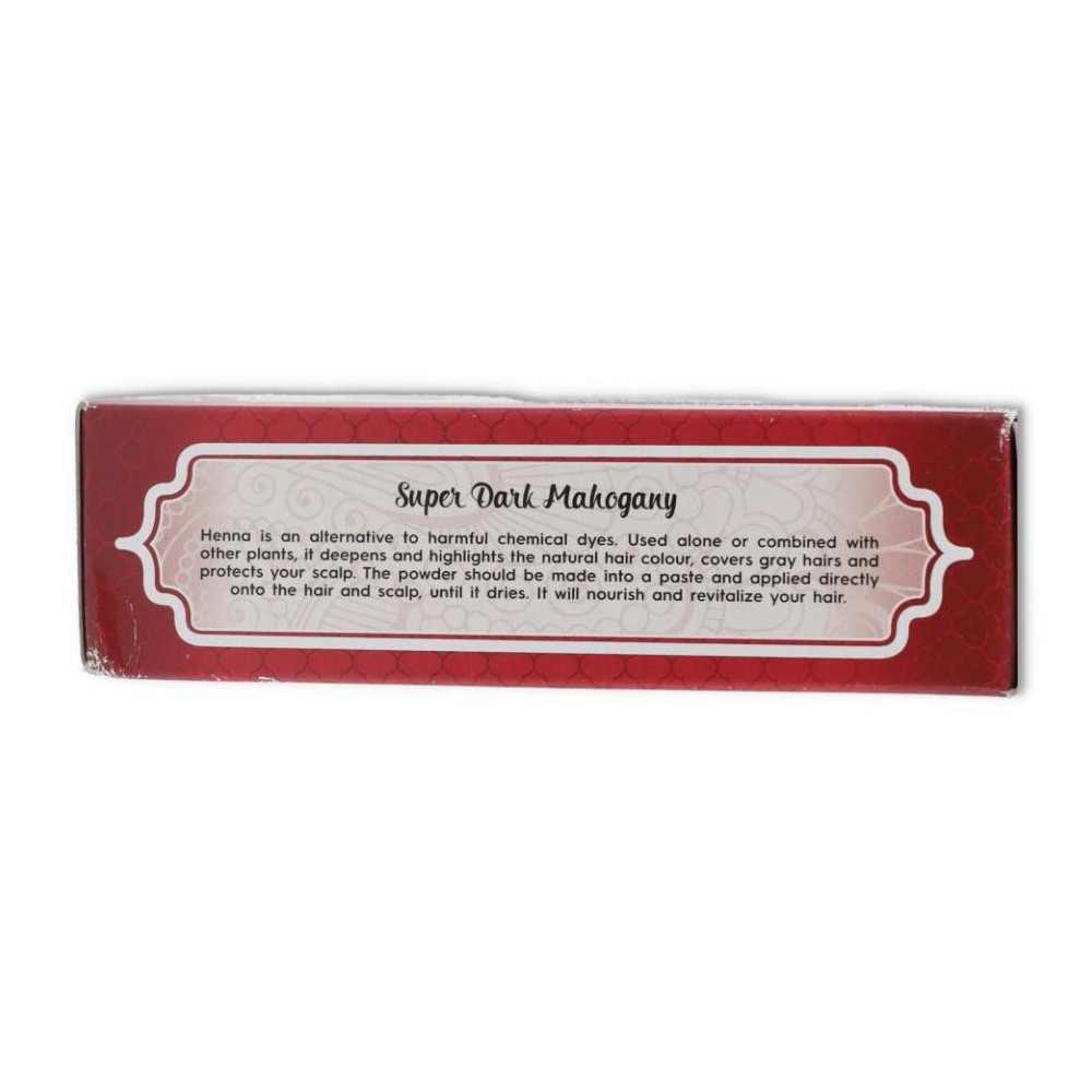 HENNA SUPER CAOBA OSCURO POLVO 100 gr RADHE SHYAM