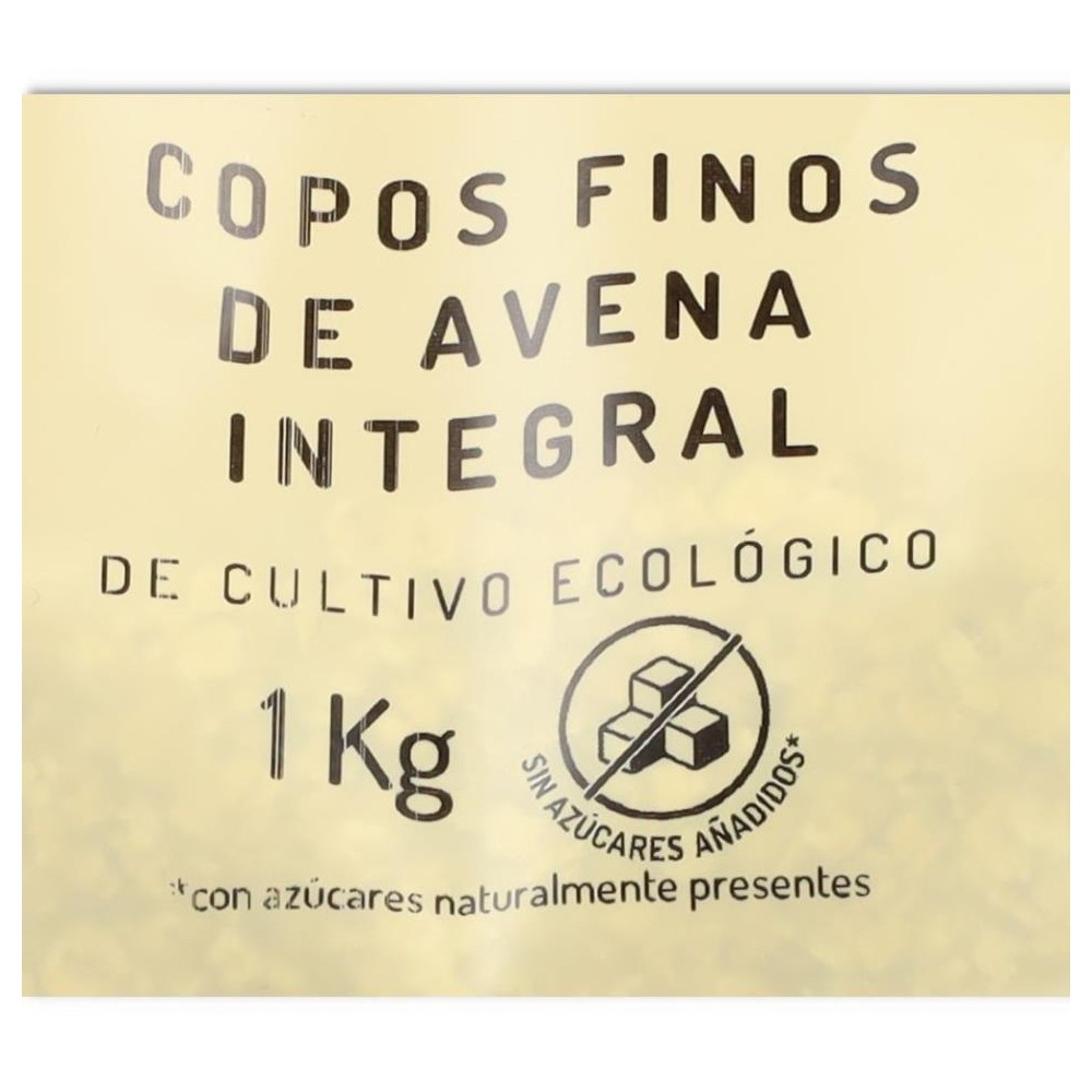 COPOS DE AVENA fino ECO 1000 gr GRANERO INTEGRAL