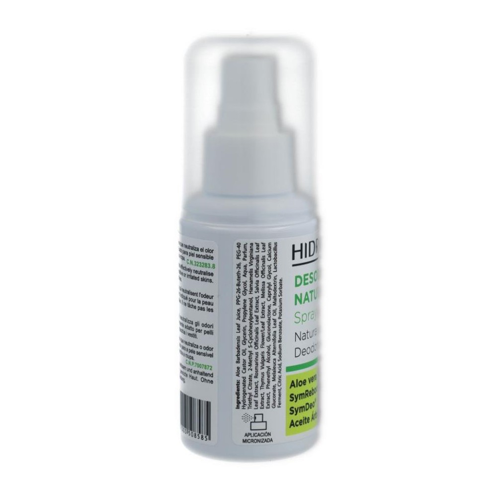 DESODORANTE NATURAL SPRAY SIN ALUMINIO 75 ml HIDRO