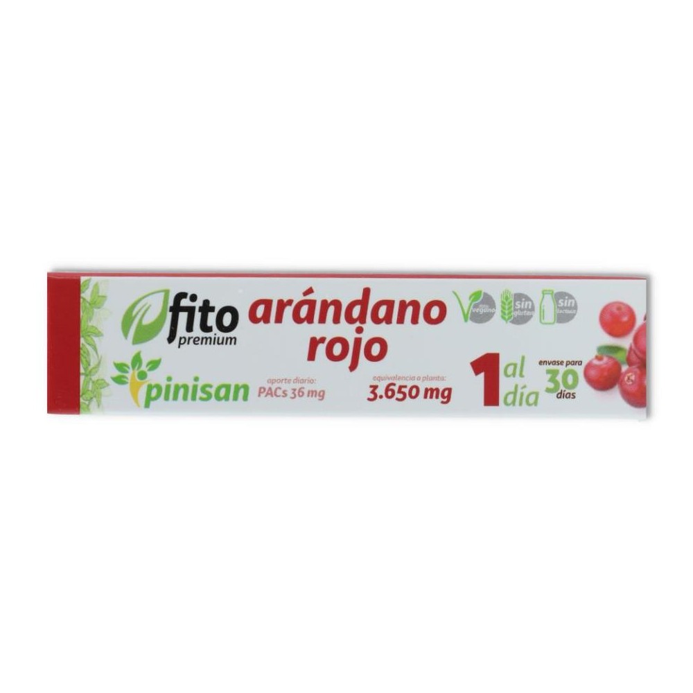 Fito Premium arándano rojo 30 caps Pinisan