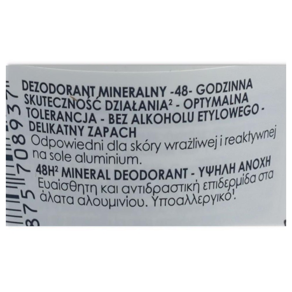 Desodorante mineral 48  tolerancia roll  Vichy