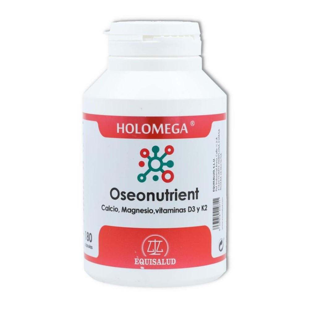 Holomega Oseonutrient calcio  mg y vit D3/K2 180 c