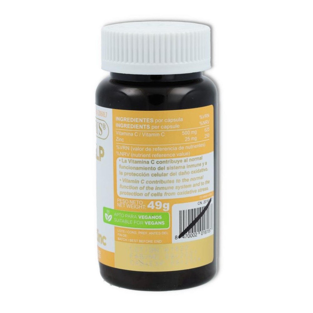 Vitahelp Vit  C y Zinc 60 cap Marnys