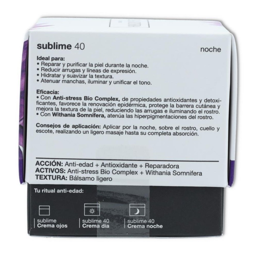 Sublime 40 de noche 50 ml Bella Aurora