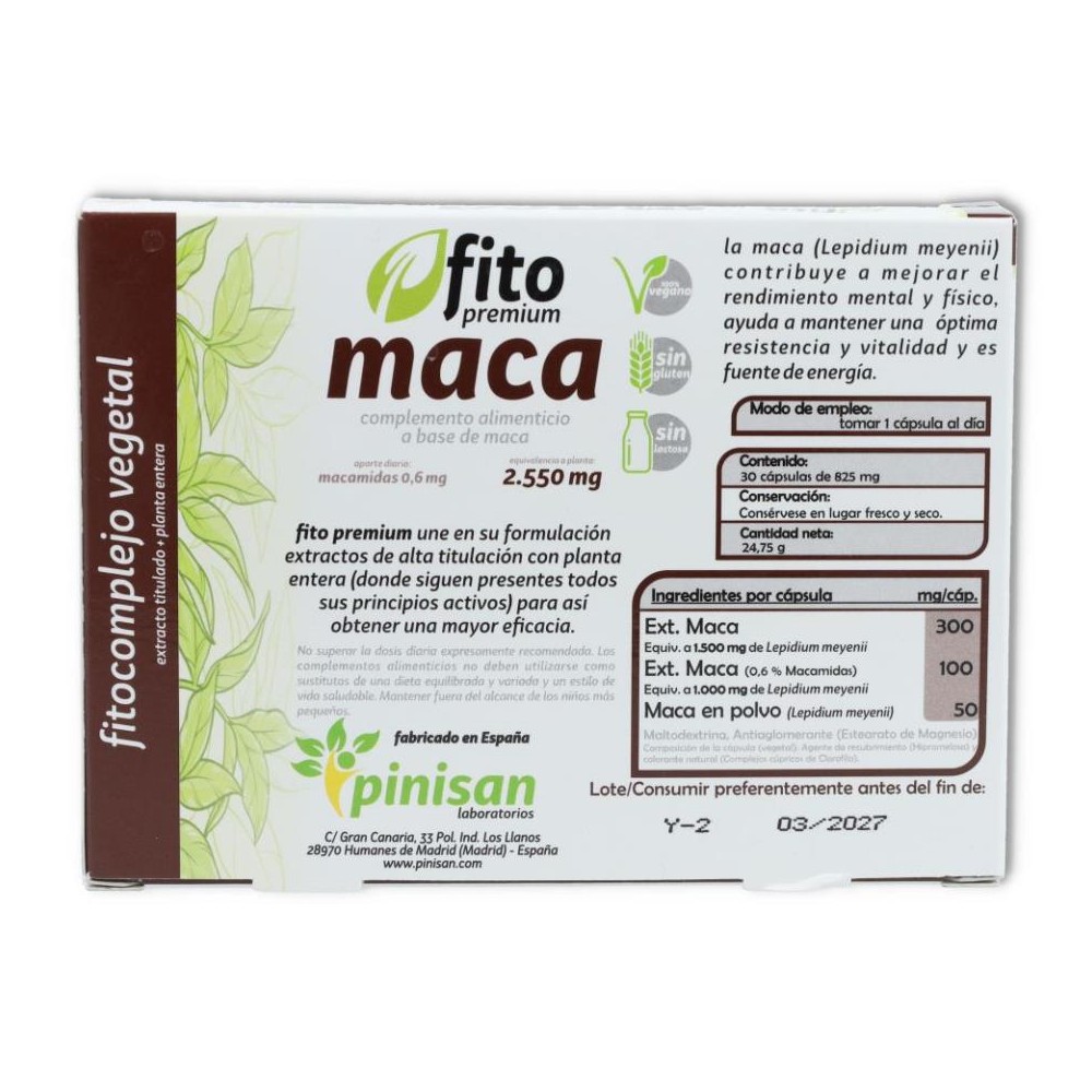 Maca 30 perlas Pinisan