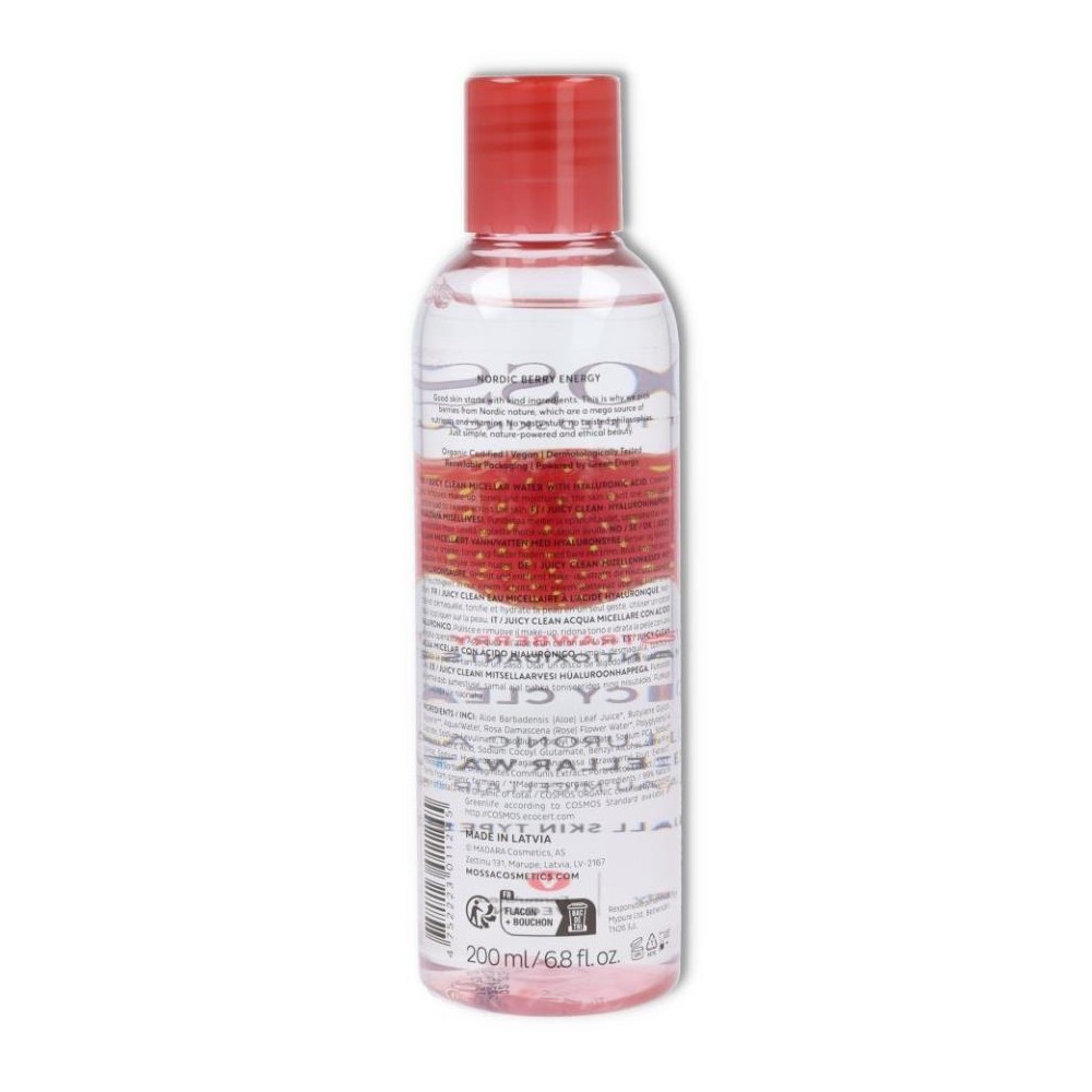 Mossa Juicy Clean Agua Micelar 200 ml 