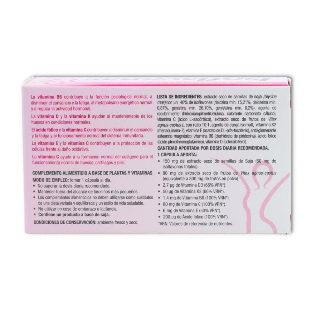 Isoflavonas 30 capsulas Natysal