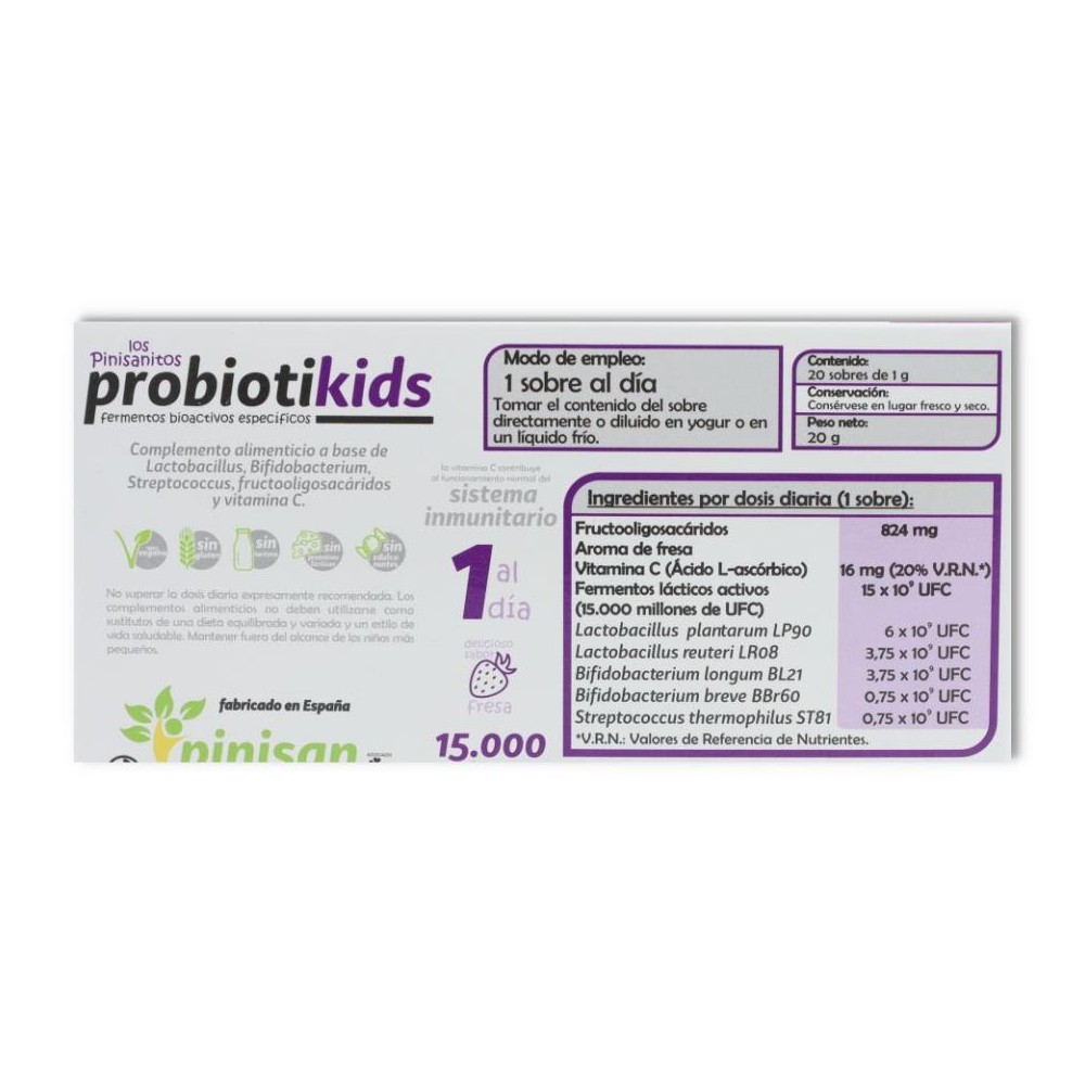 Probiotikids 20 sobres Pinisan