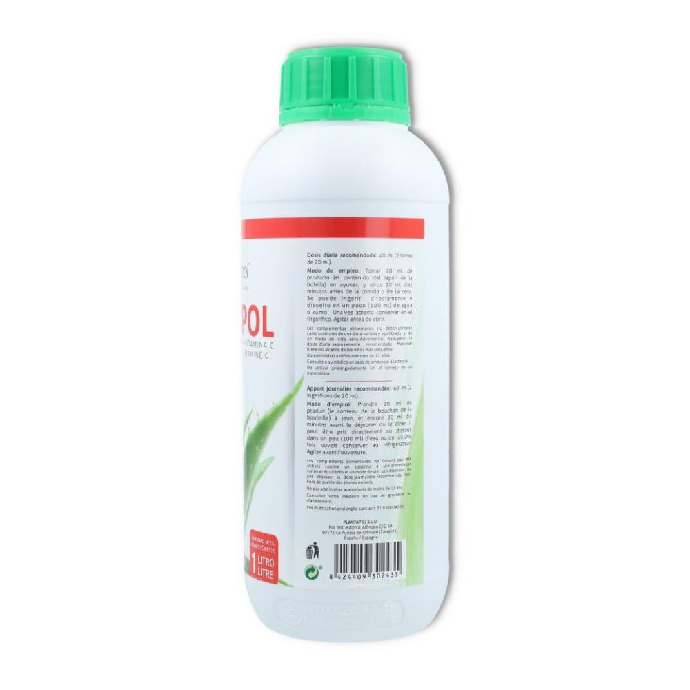 Aloepol botella 1L aloe vera Plantapol