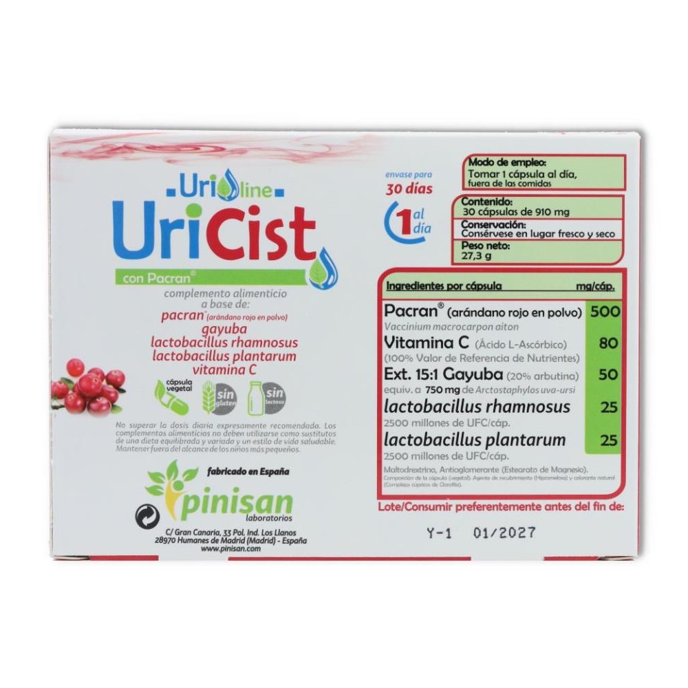 Uricist 30 comp Pinisan