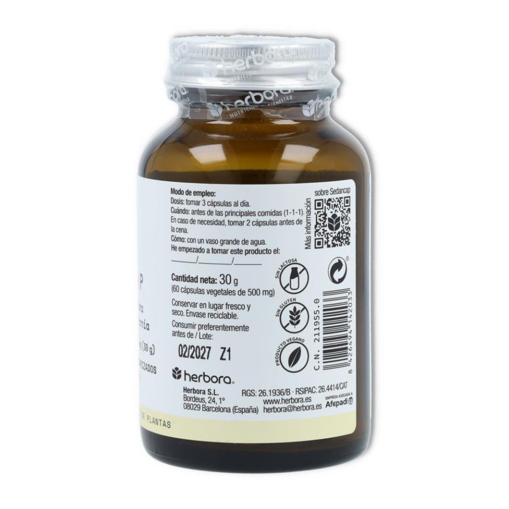 Sedancap 60cap de 500mg Herbora