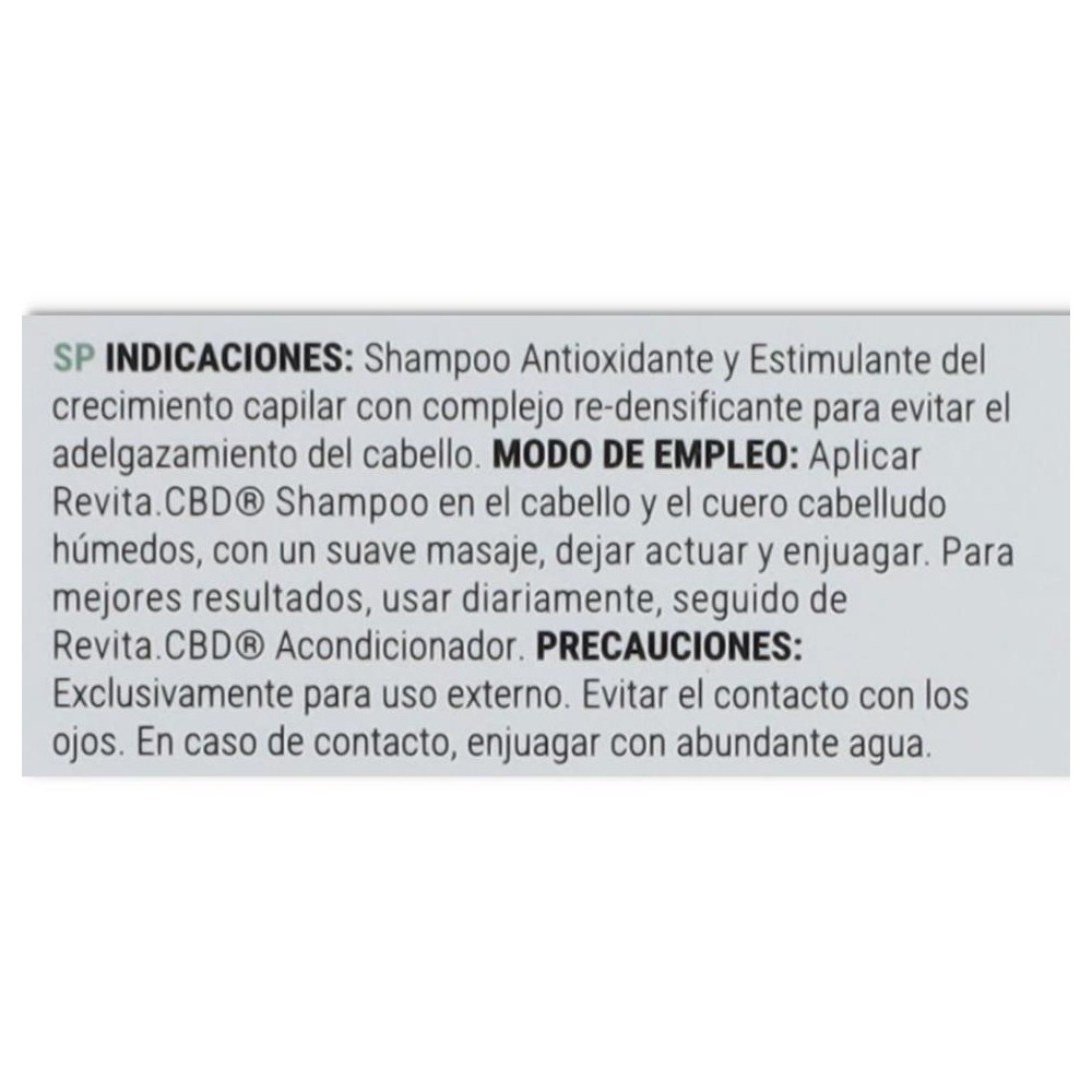 Revita Champu con CBD 205 ML Bella Aurora