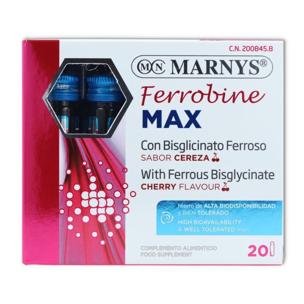 Ferrobine Max 20 viales x 10 ml Marnys