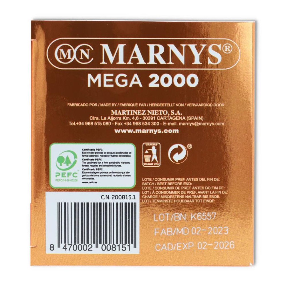 Mega 2000 mg  20 viales Marnys