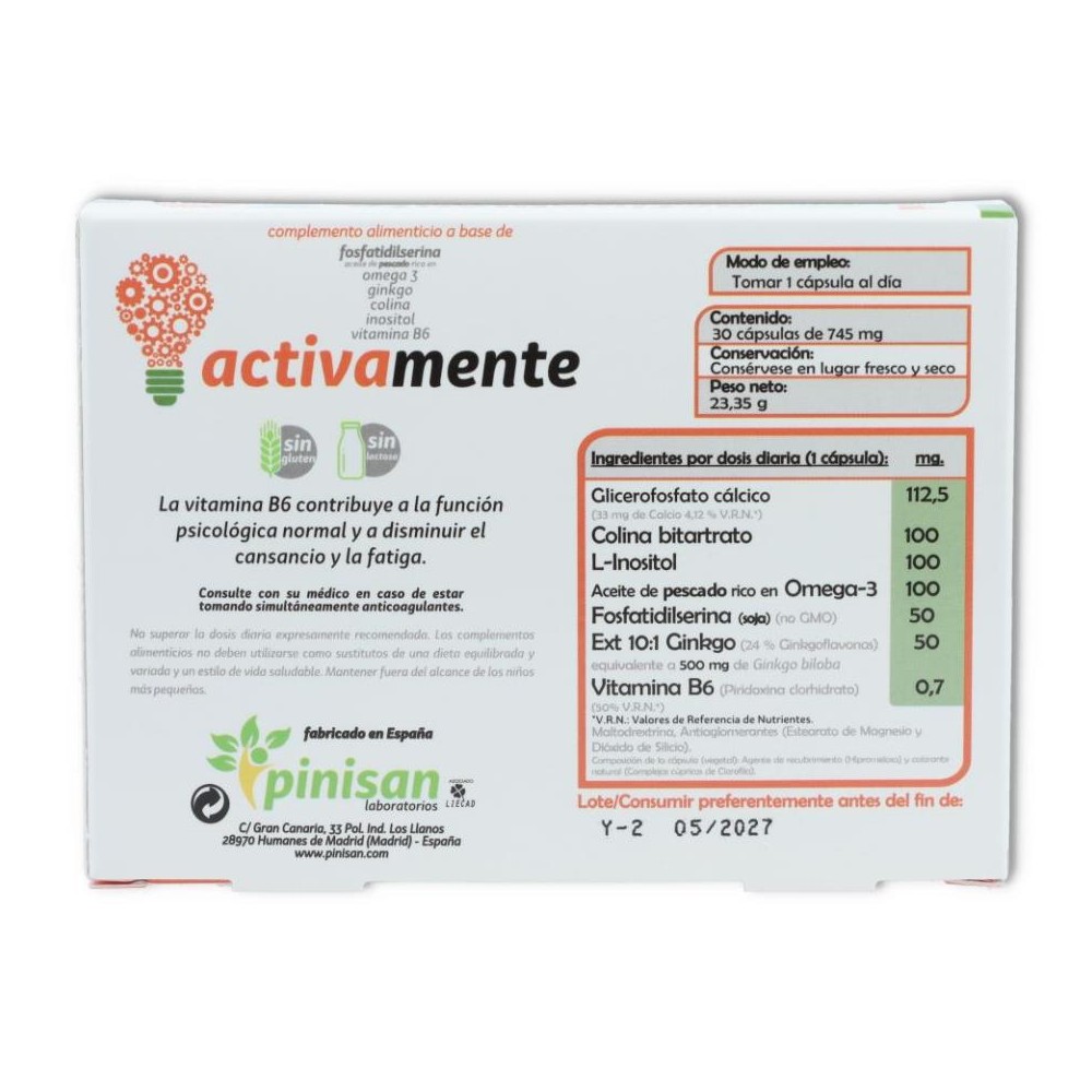 Activamente 30 cap Pinisan