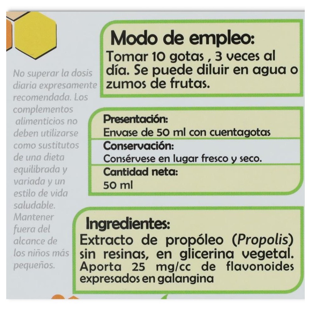 Extracto de Propoleo 50 ml Pinisan