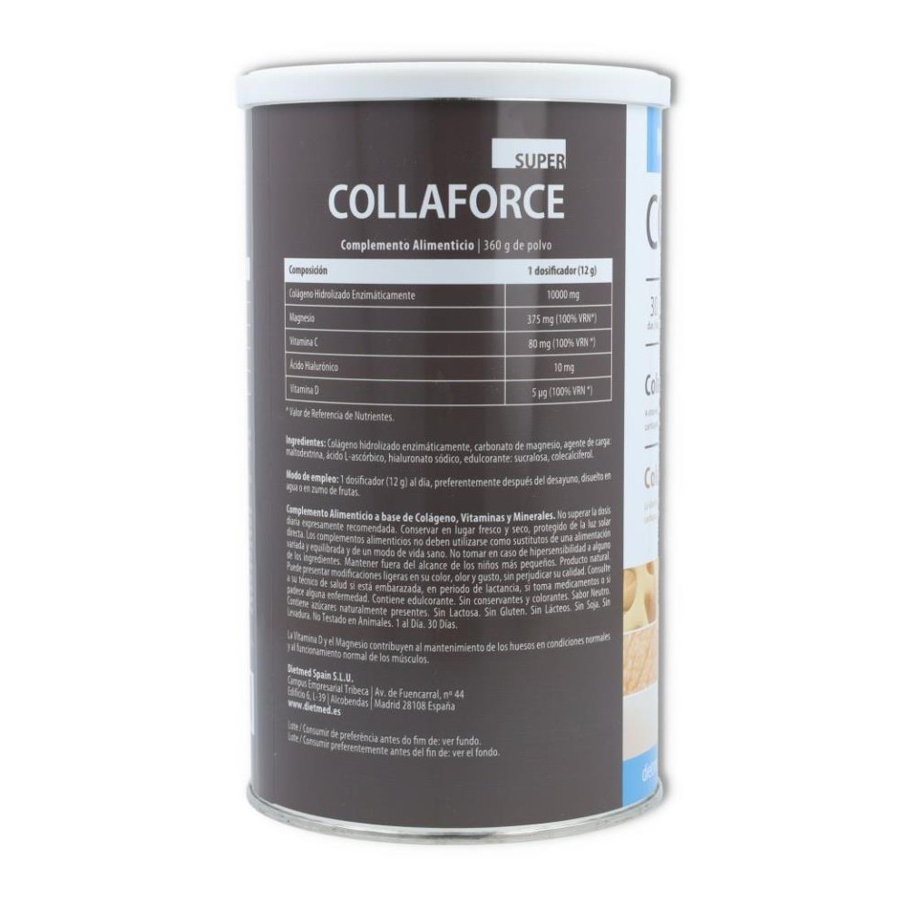 Super Collaforce Neutro Lata 450 gr Dietmed